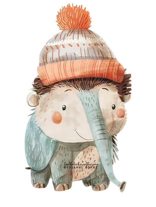 Kindergarten Eingewöhnung Kita Start Iggy Igel Wilma Wochenwurm Hallo liebe Wolke