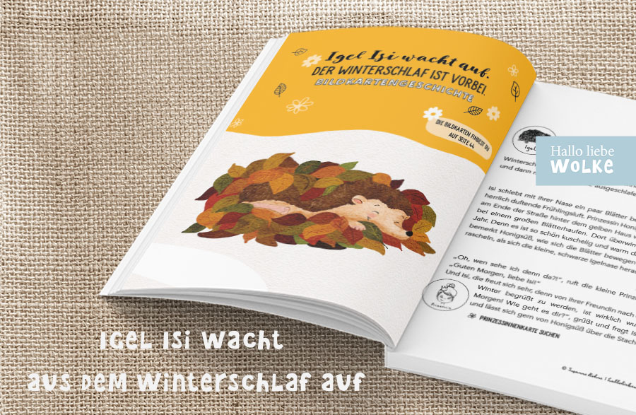 Lerngeschichten mit Wilma Wochenwurm - Neue Geschichten im Frühling Igel Isi Winterschlaf Frühling aufwachen Jahreszeitentisch Kindergarten Kita