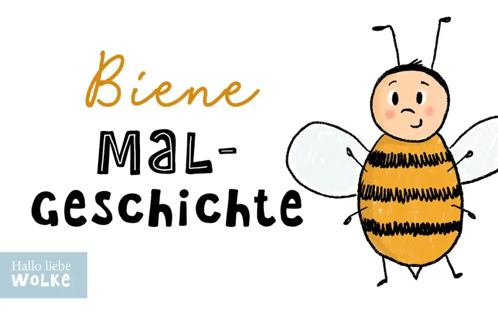 Malgeschichte Frühling Mitmach-Malgeschichte von Wilma Wochenwurm