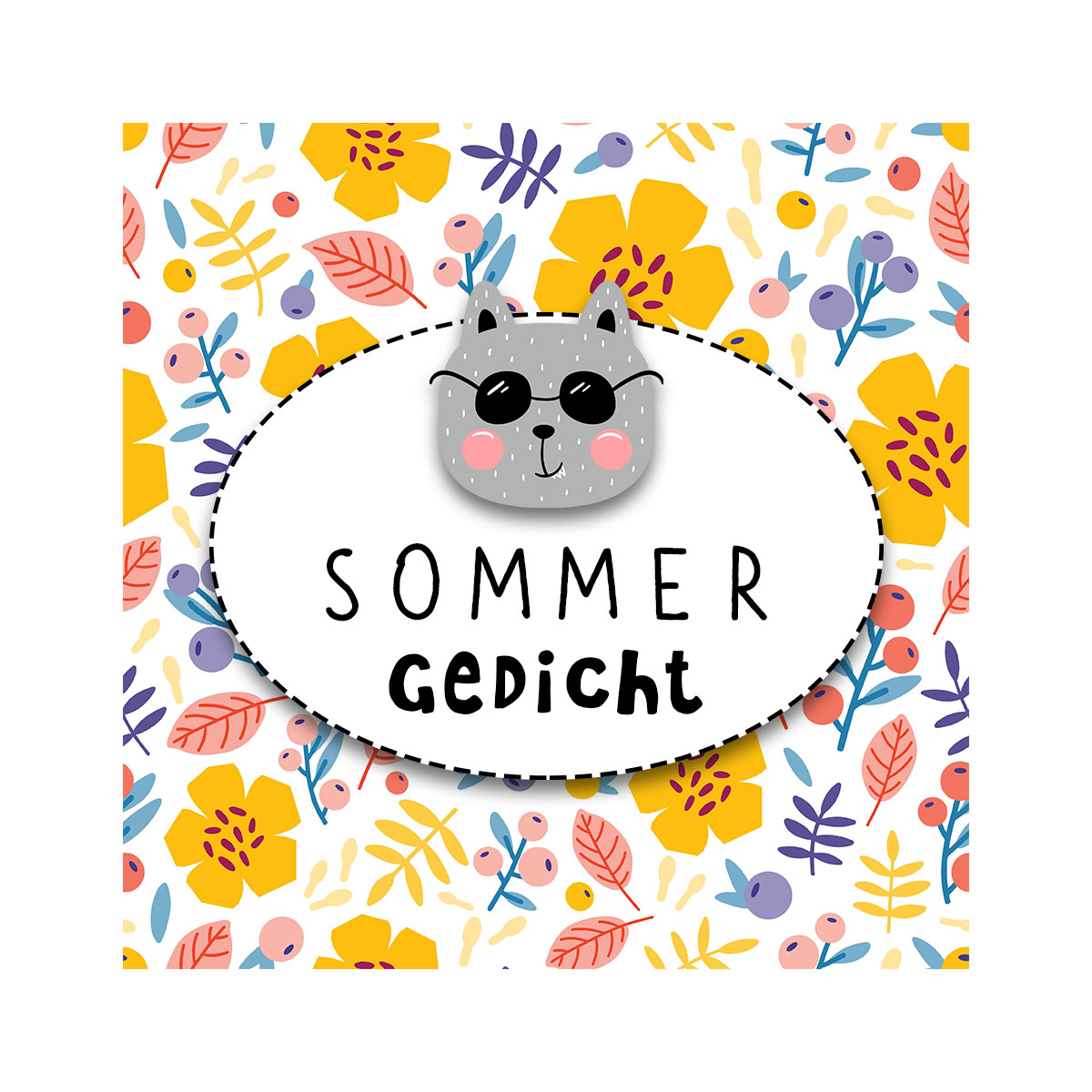 Sommergedicht für Kinder von Wilma Wochenwurm Hallo liebe Wolke Gedicht Sommer Sommermonate Kita Kindergarten