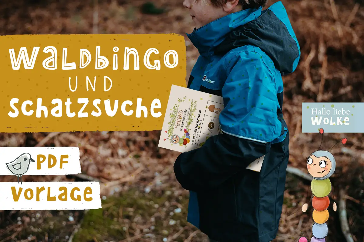 Waldbingo schatzsuche wald vorlage kostenlos Waldschatzsuche Wilma Wochenwurm