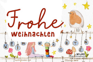 Wilma Wochenwurm sagt Frohe Weihnachten