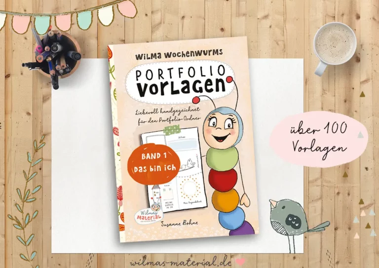 portfolio Vorlagen Kindergarten Wilma Wochenwurm Portfolio Kita Wilmas Material Kopie